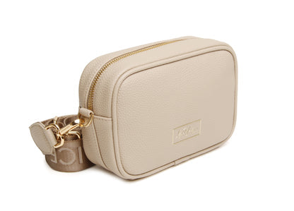Mini Soho Crossbody Bag by Alice Wheeler London-- Stone