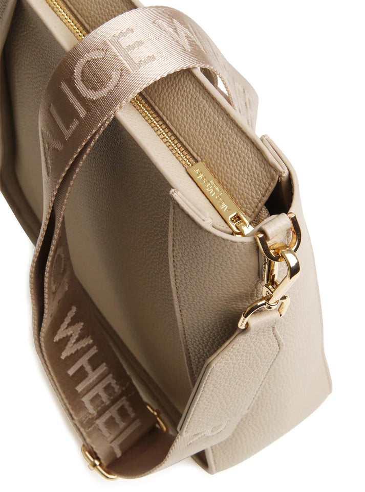Kensington Crossbody Bag by Alice Wheeler London-- Stone