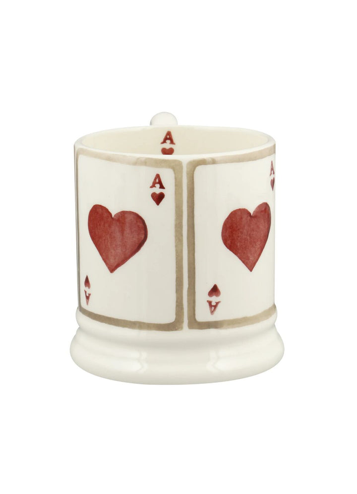 Ace of Hearts 1/2 Pint Mug