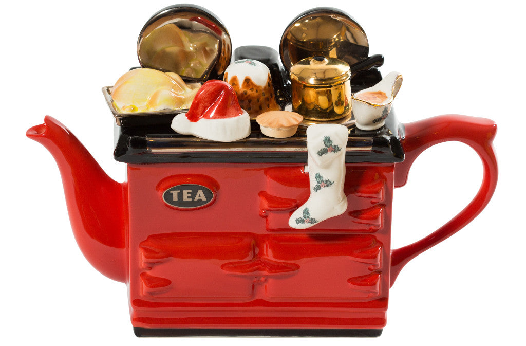 Christmas Large Aga Teapot - Red