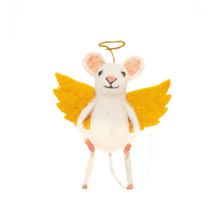 Angel Gabriel Mouse Felt Decoration