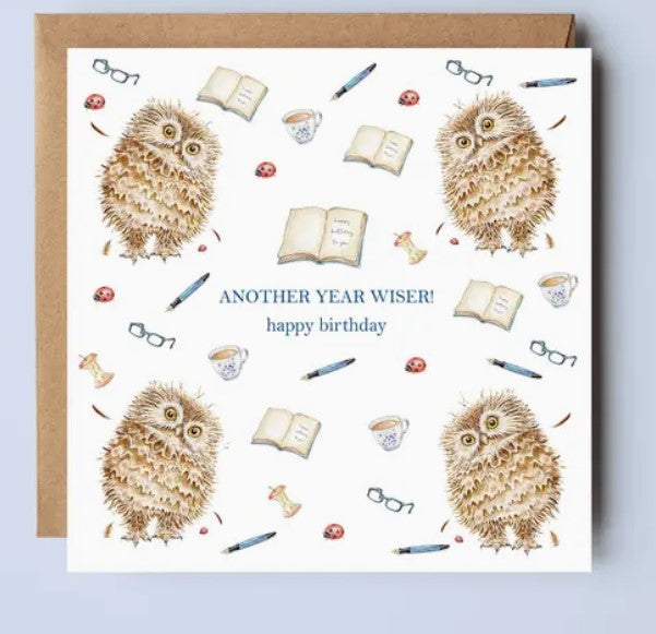 Another Year Wiser Birthday Card