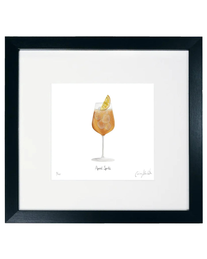 Aperol Spritz Framed Limited Edition Print by Corinne Alexander