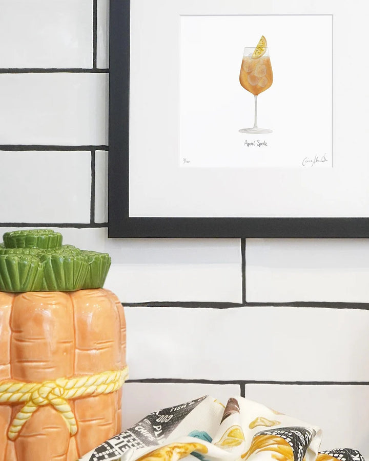 Aperol Spritz Framed Limited Edition Print by Corinne Alexander