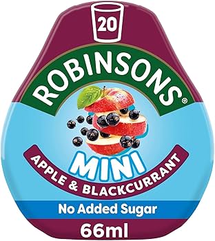 Robinsons No Sugar Added Apple & Blackcurrant Mini Squash'D