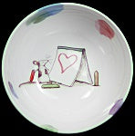 Art of Love Medium Bone China Bowl