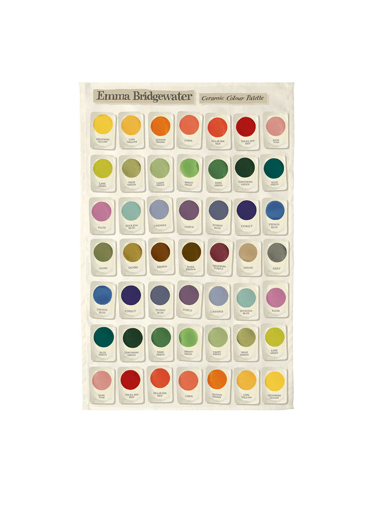 Color Chips Tea Towel