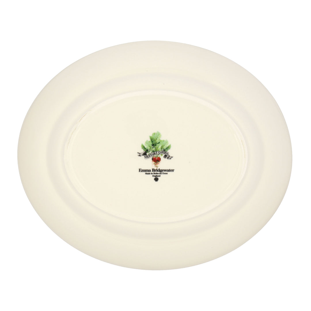 Vegetable Garden Artichoke Medium Oval Platter