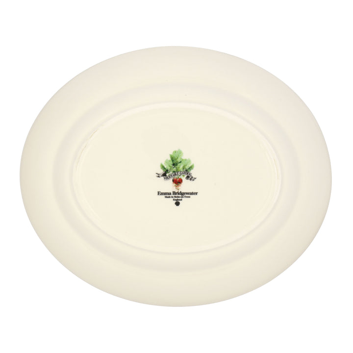 Vegetable Garden Artichoke Medium Oval Platter