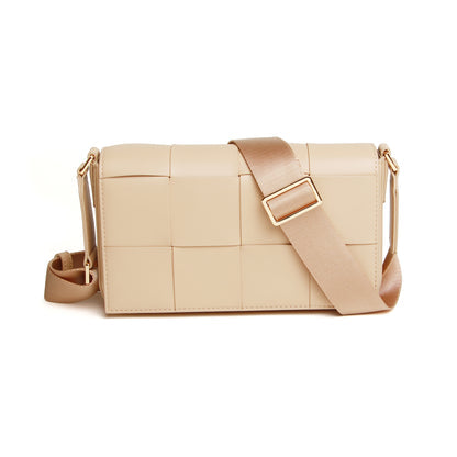 Lisbon Crossbody Bag by Alice Wheeler London-- Sand