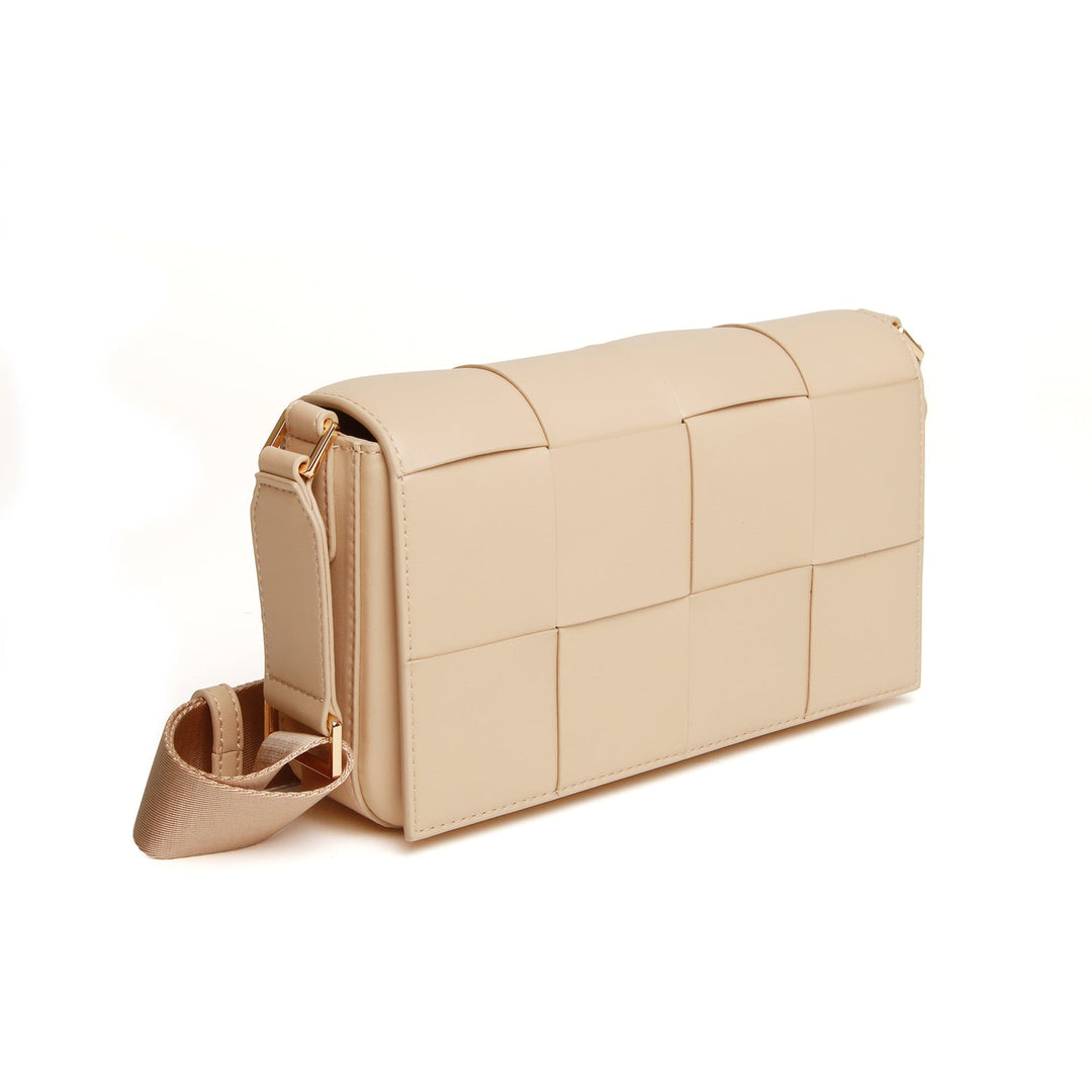 Lisbon Crossbody Bag by Alice Wheeler London-- Sand