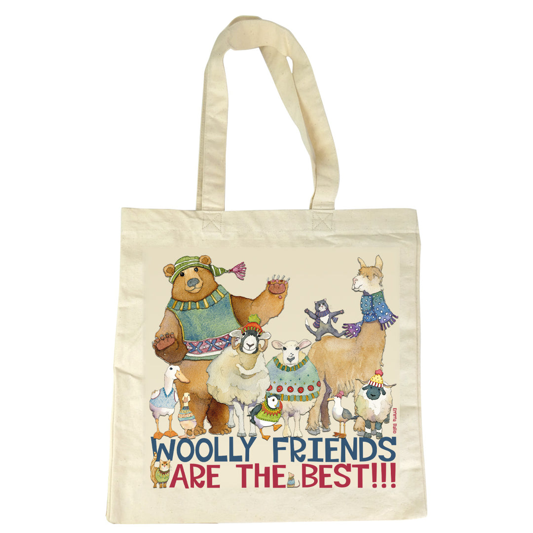 Woolly Friends Cotton Canvas Bag