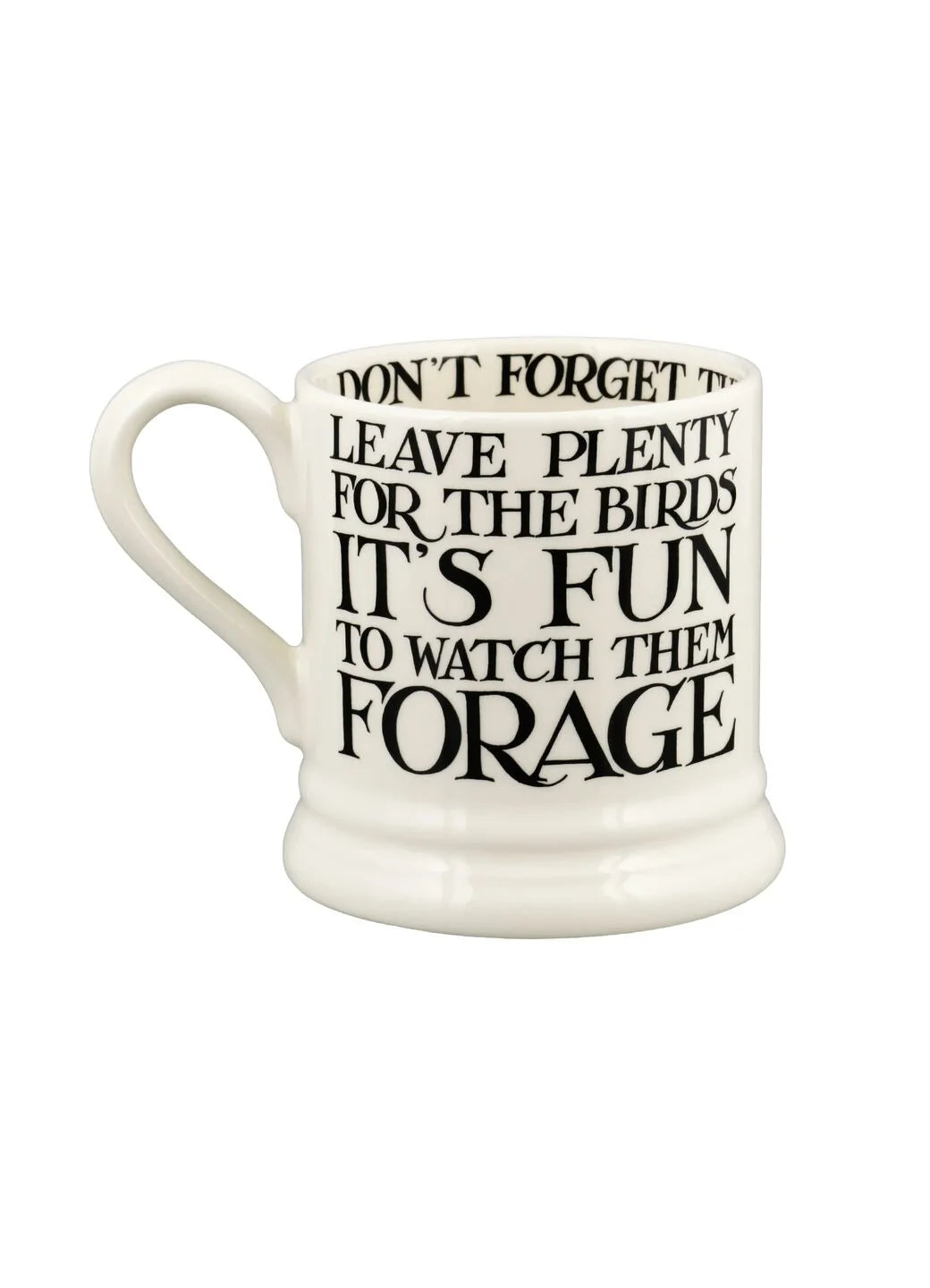 Black Toast Blackberry 1/2 Pint Mug