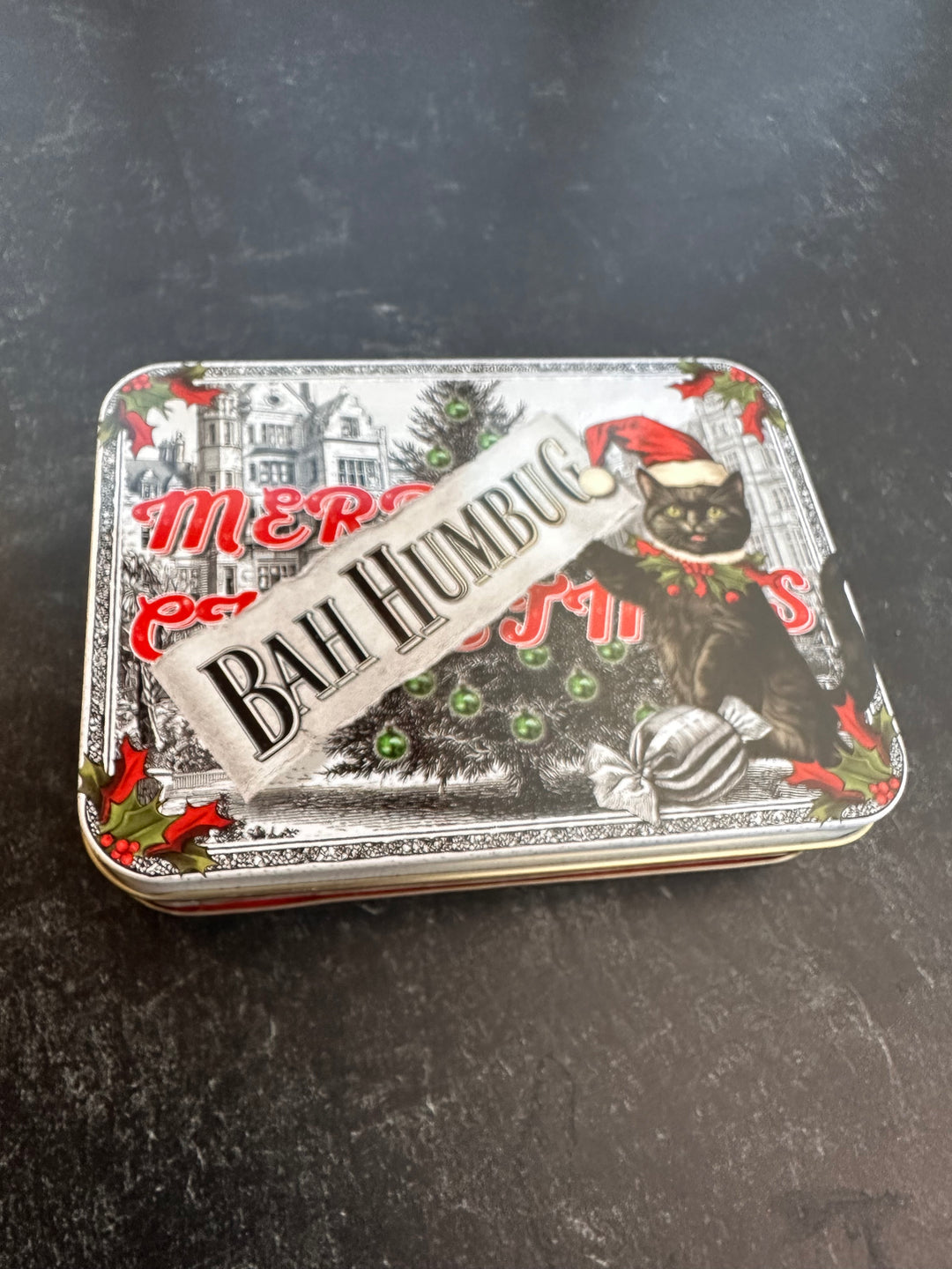 Bah Humbug Small Rectangular Tin