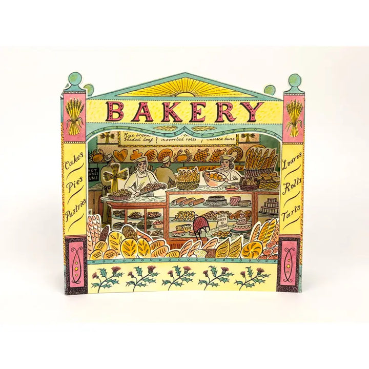 Bakery 3D Greetings Card