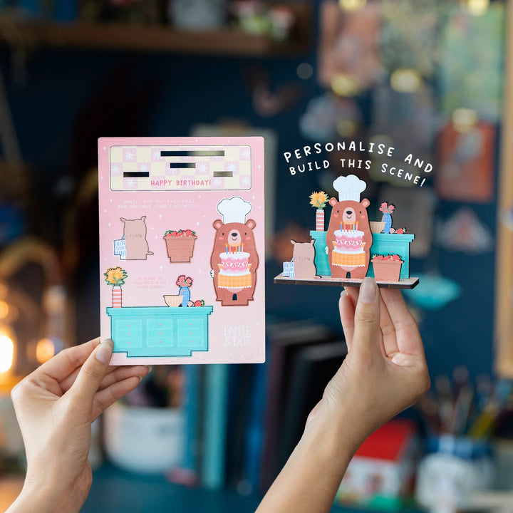 Bakery Bear Pop Out Card