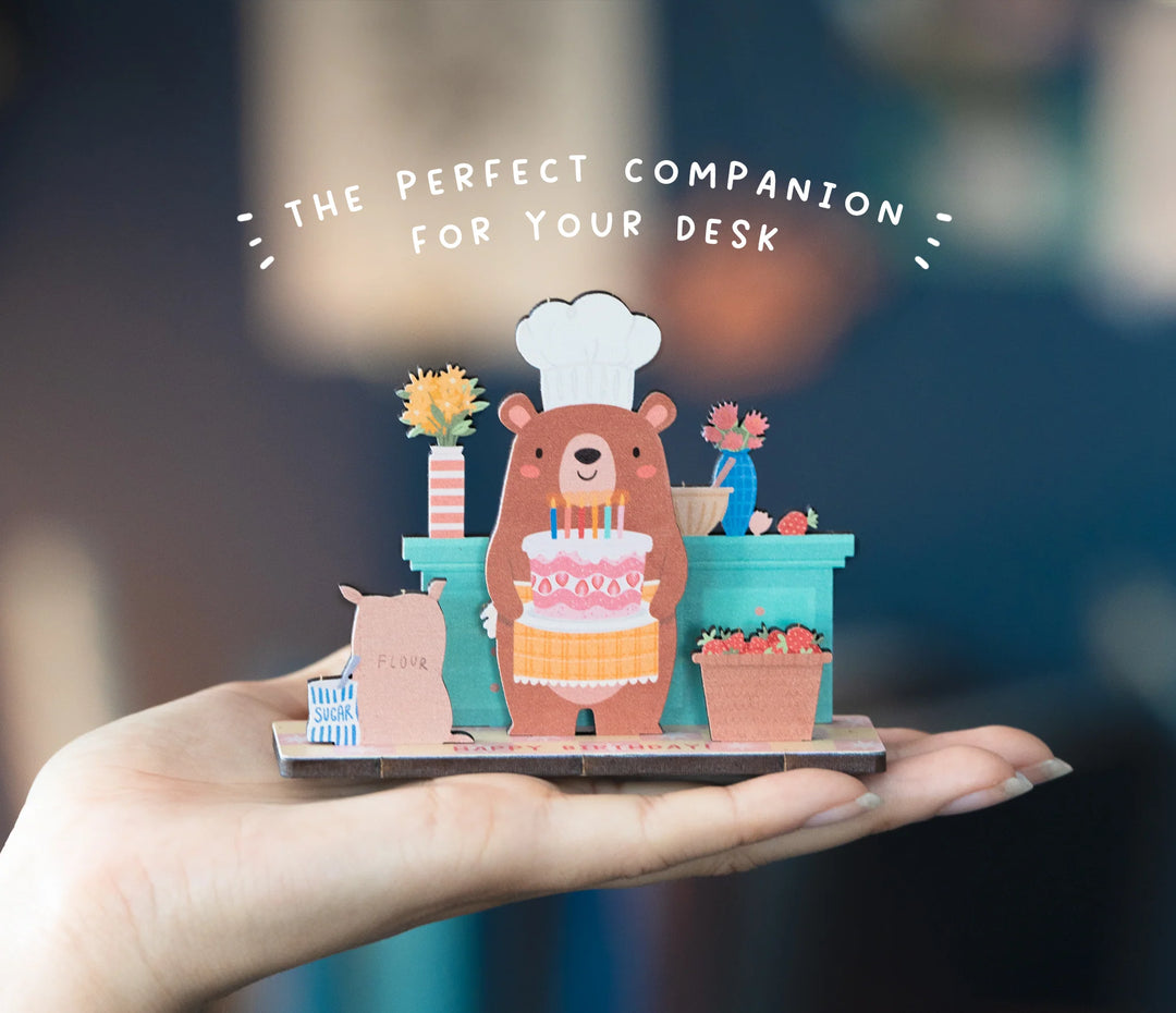Bakery Bear Pop Out Card