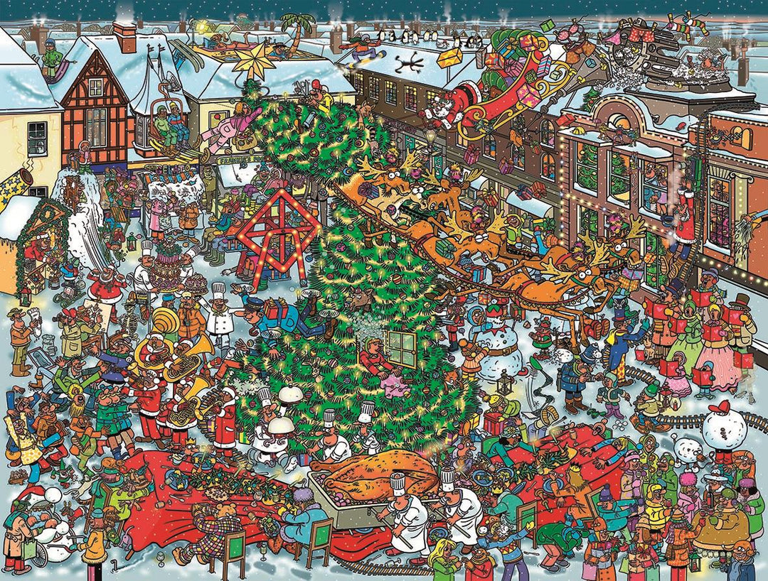 Christmas Street 500 Piece Jigsaw Puzzle