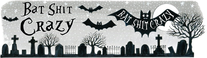 Bat S**t Crazy Mug by Moorland Pottery