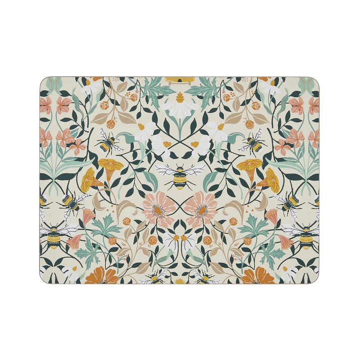 Bee Bloom Set of 4 Placemats