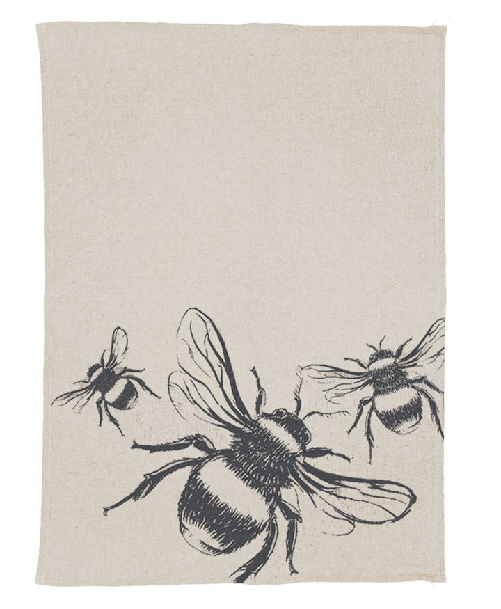 Bee Linen Tea Towel