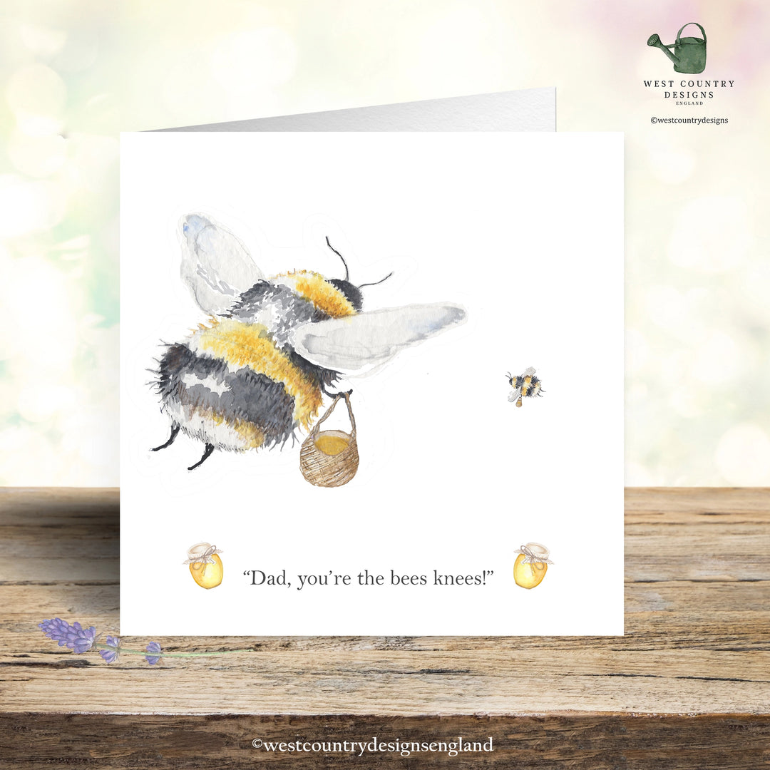 Bee's Knees Father's Day Card