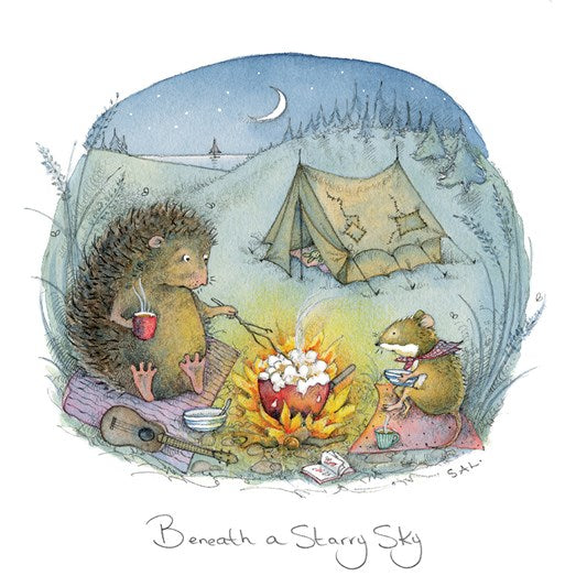 Beneath a Starry Sky Greeting Card