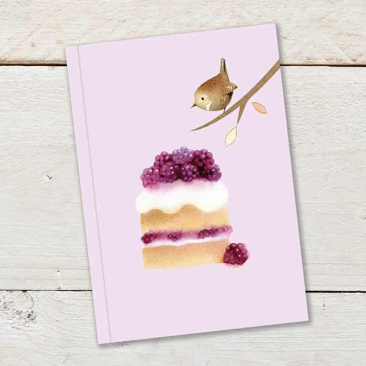 Blackberry Cake and Wren Notebook