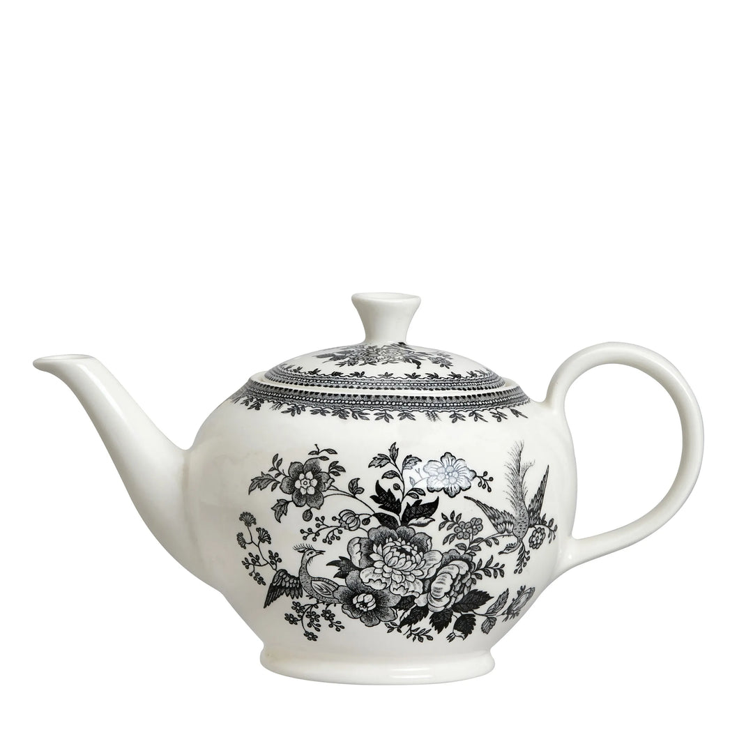 Black Asiatic Pheasants Teapot Large