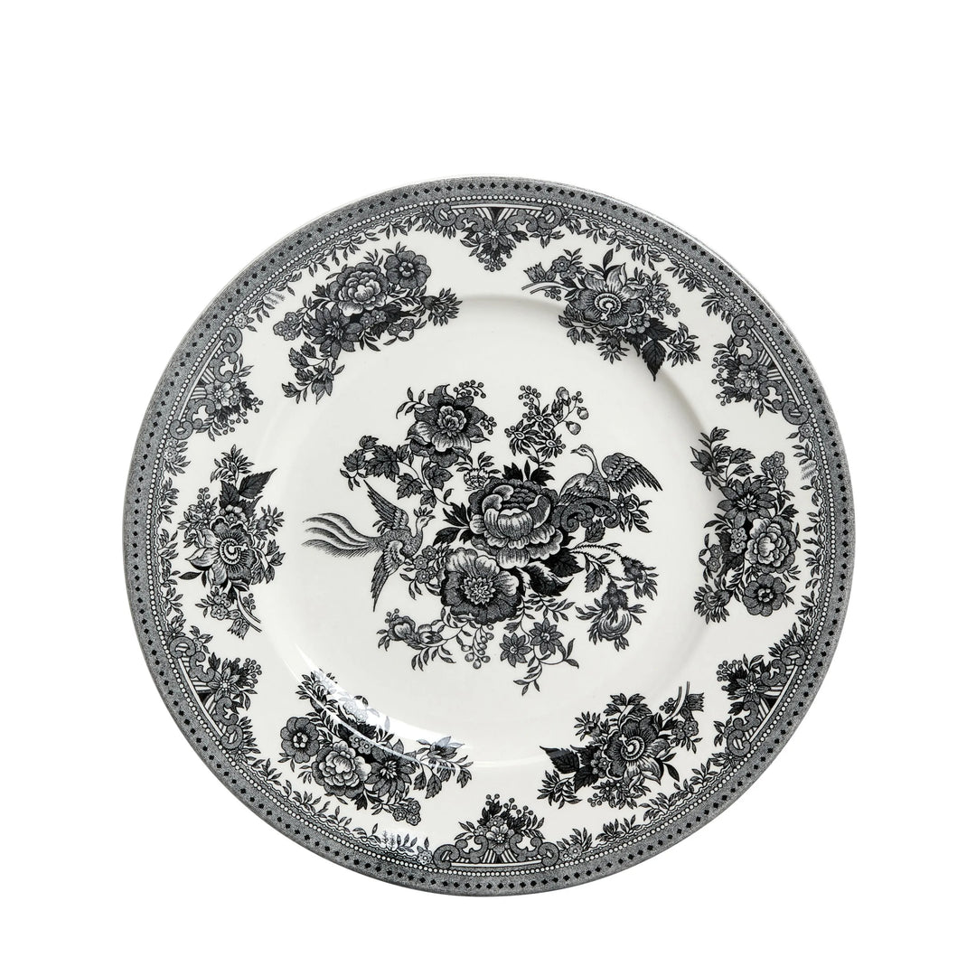 Black Asiatic Pheasants Medium Plate 8 3/4 in
