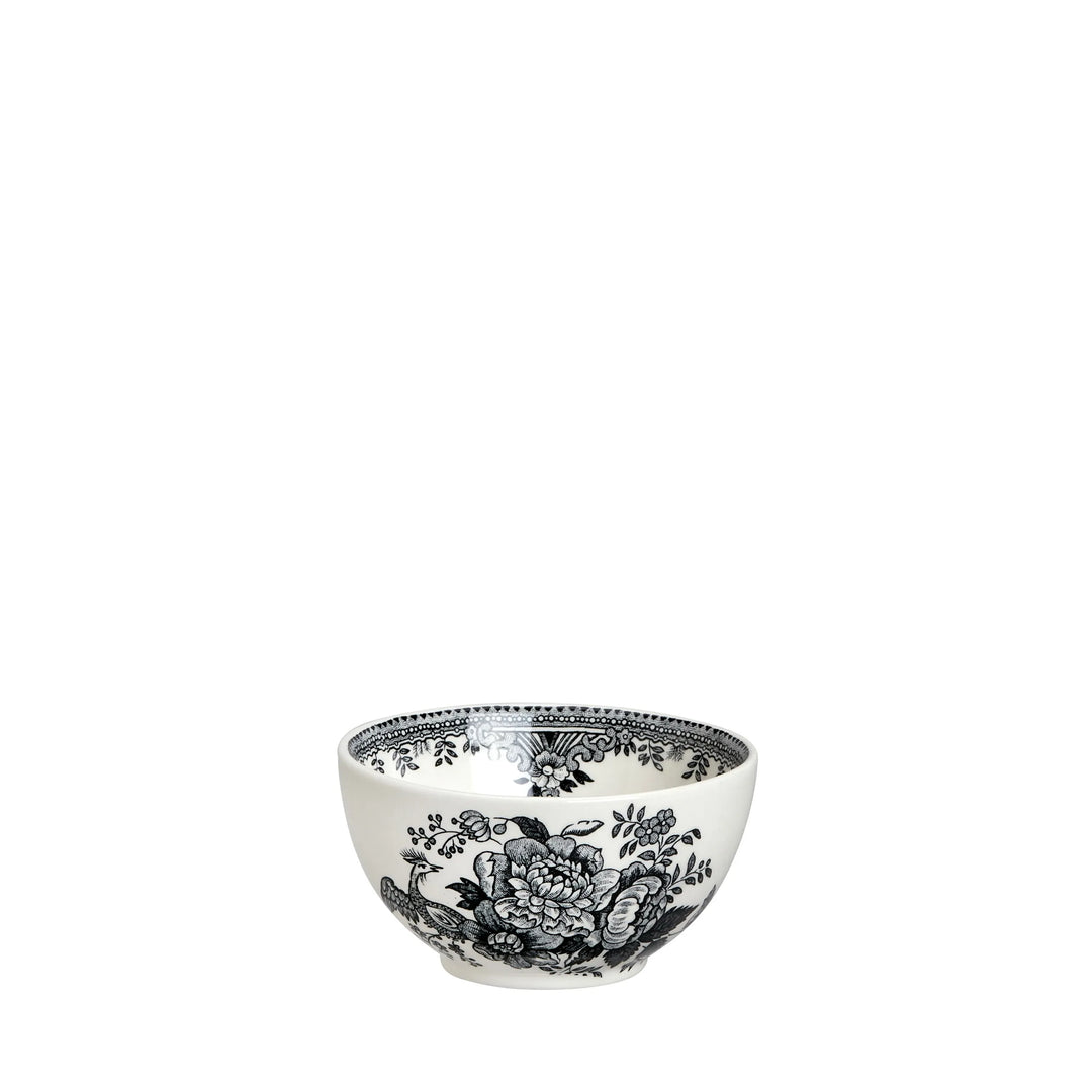 Black Asiatic Pheasant Small Sugar Bowl - 3.75in/9.5cm