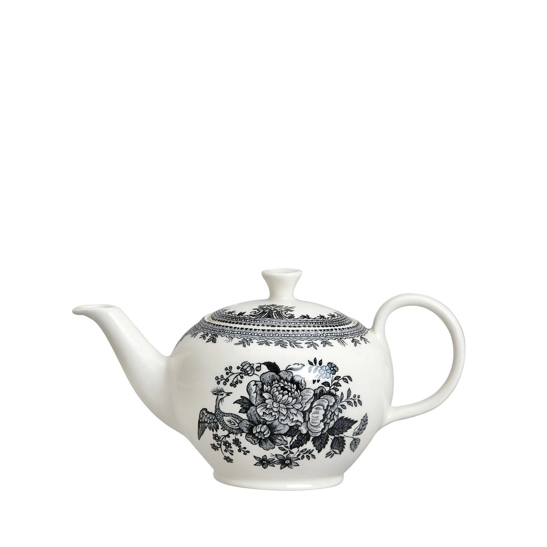 Black Asiatic Pheasants Small Teapot