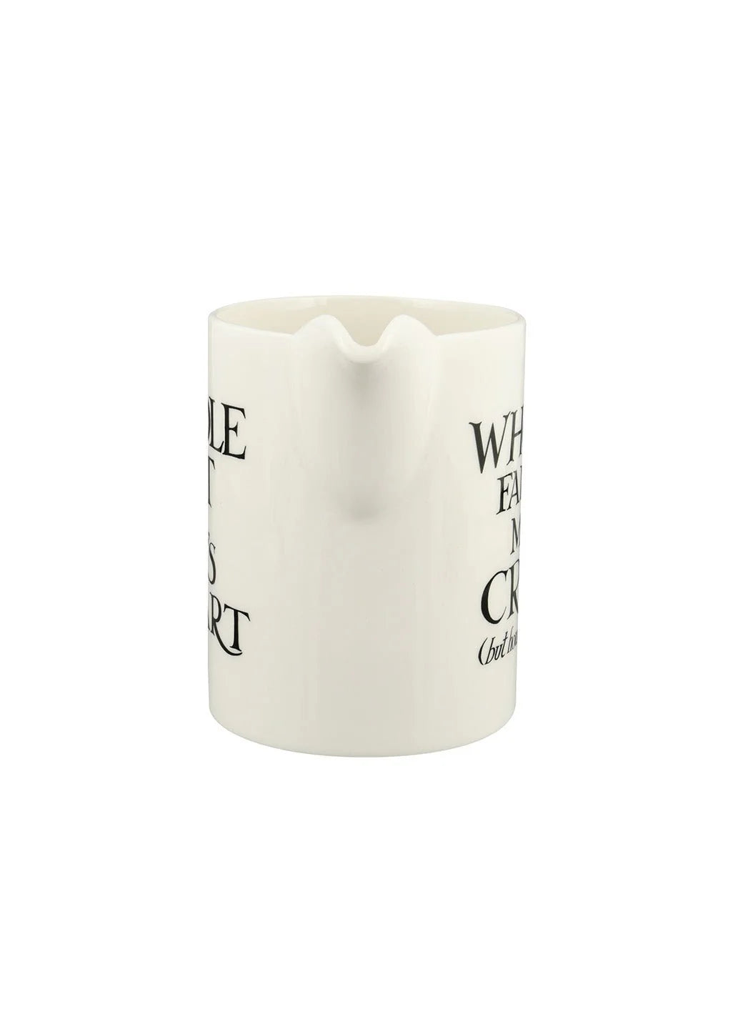 Black Toast Cream Medium Straight-Sided Jug