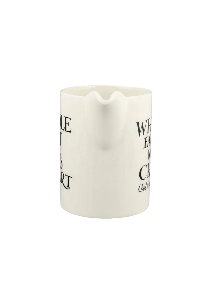 Black Toast Cream Medium Straight-Sided Jug