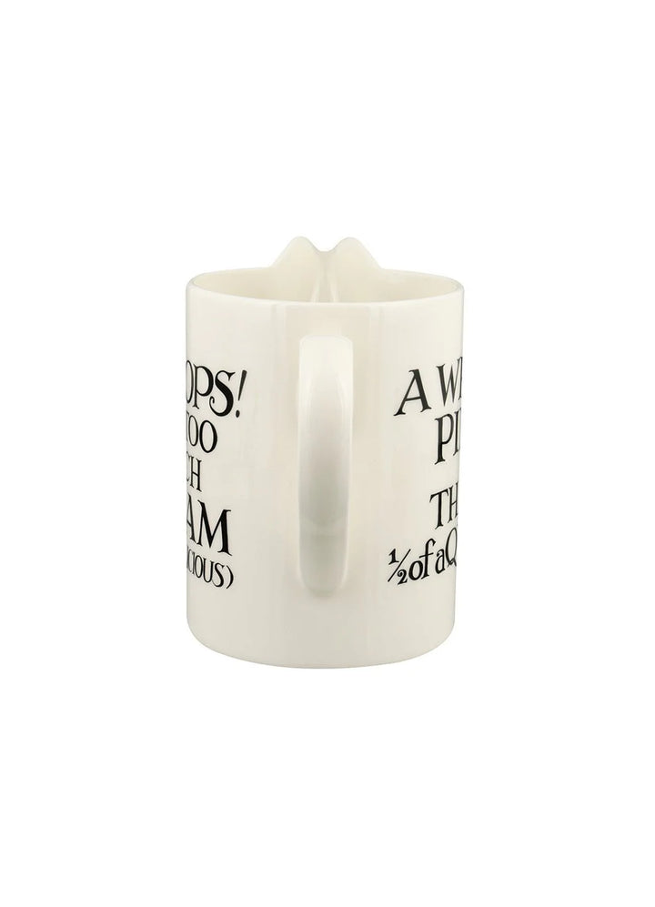 Black Toast Cream Medium Straight-Sided Jug