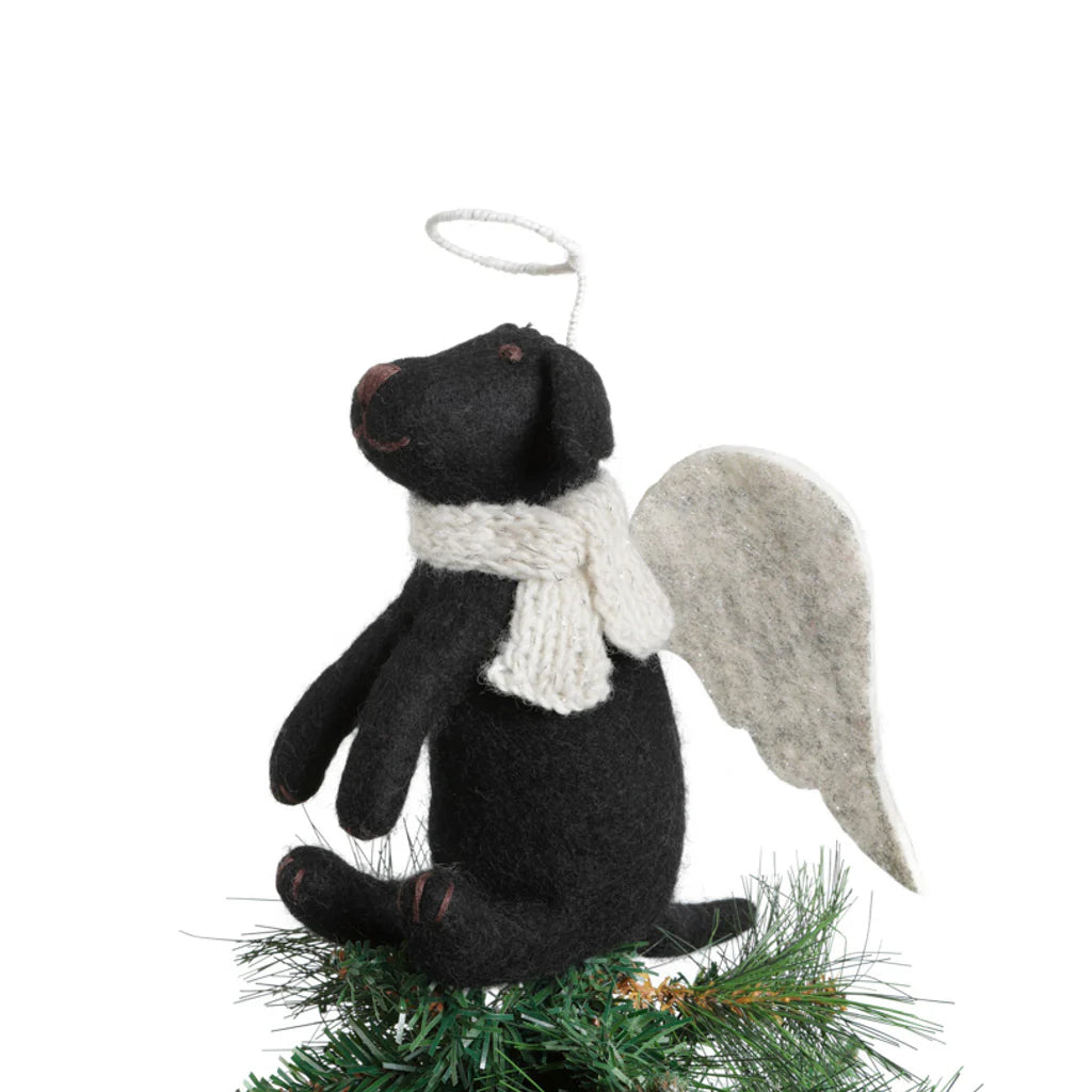 Black Labrador Tree Topper - Small