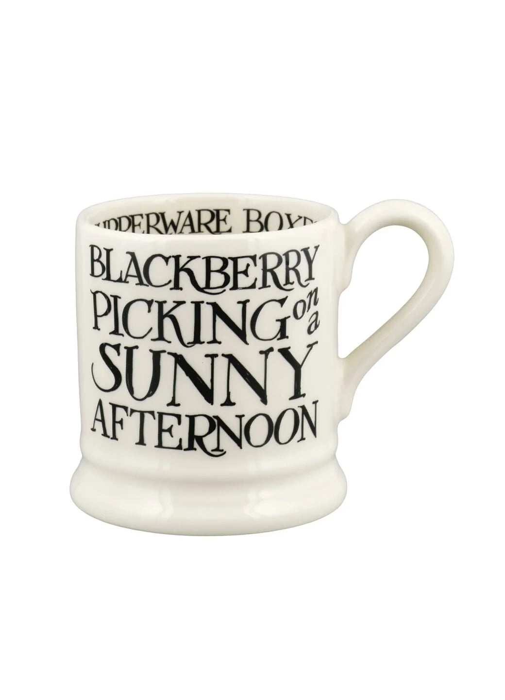 Black Toast Blackberry 1/2 Pint Mug