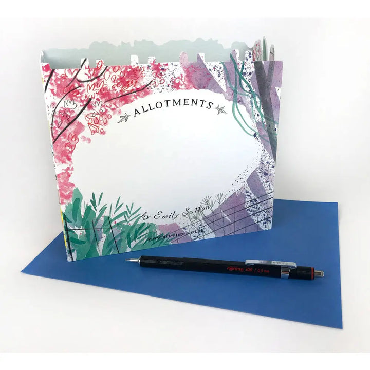 Blackbird 3D Allotment Greetings Card