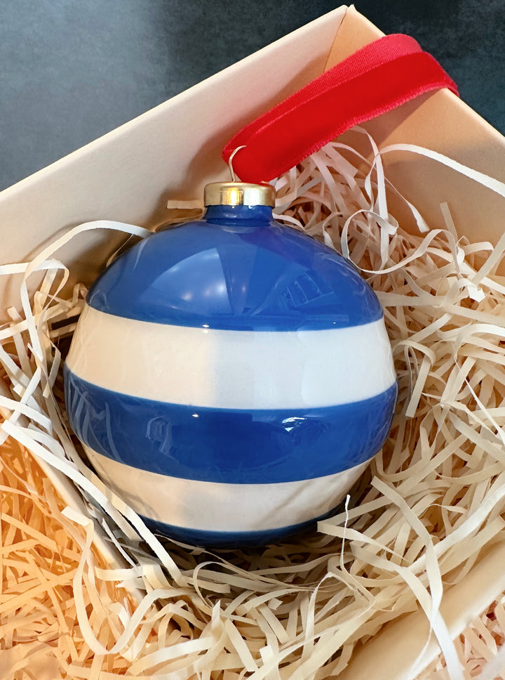 Cornishware Striped Baubles