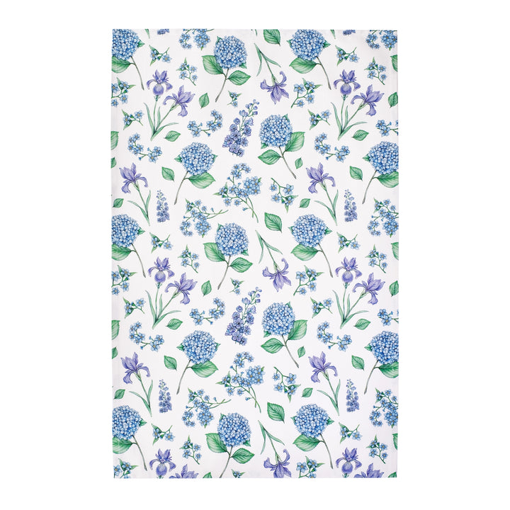 Blue Bloom Tea Towel