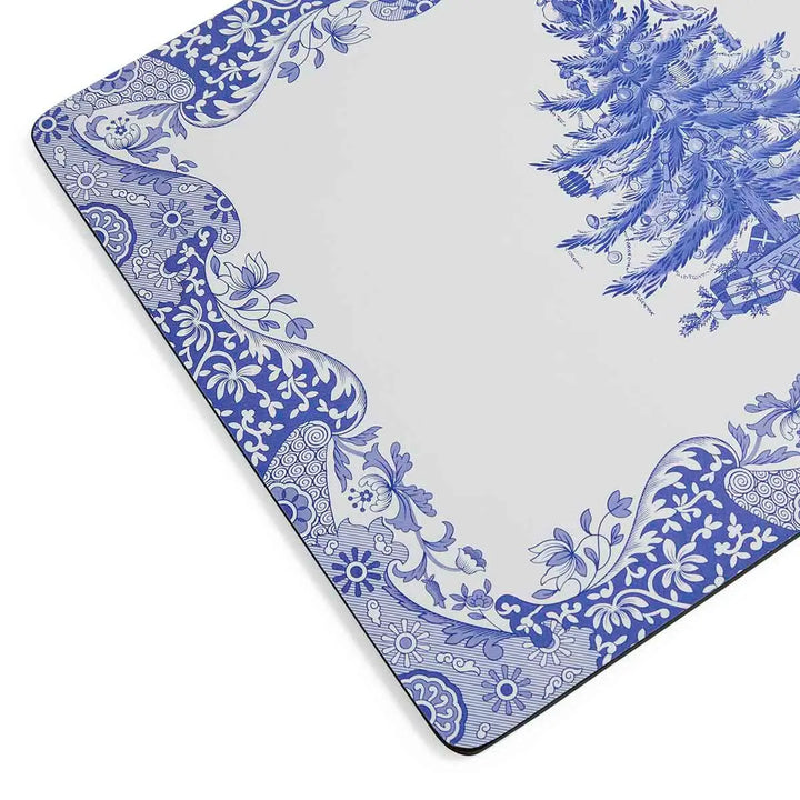 Spode Blue Italian Christmas Placemats Set of 4