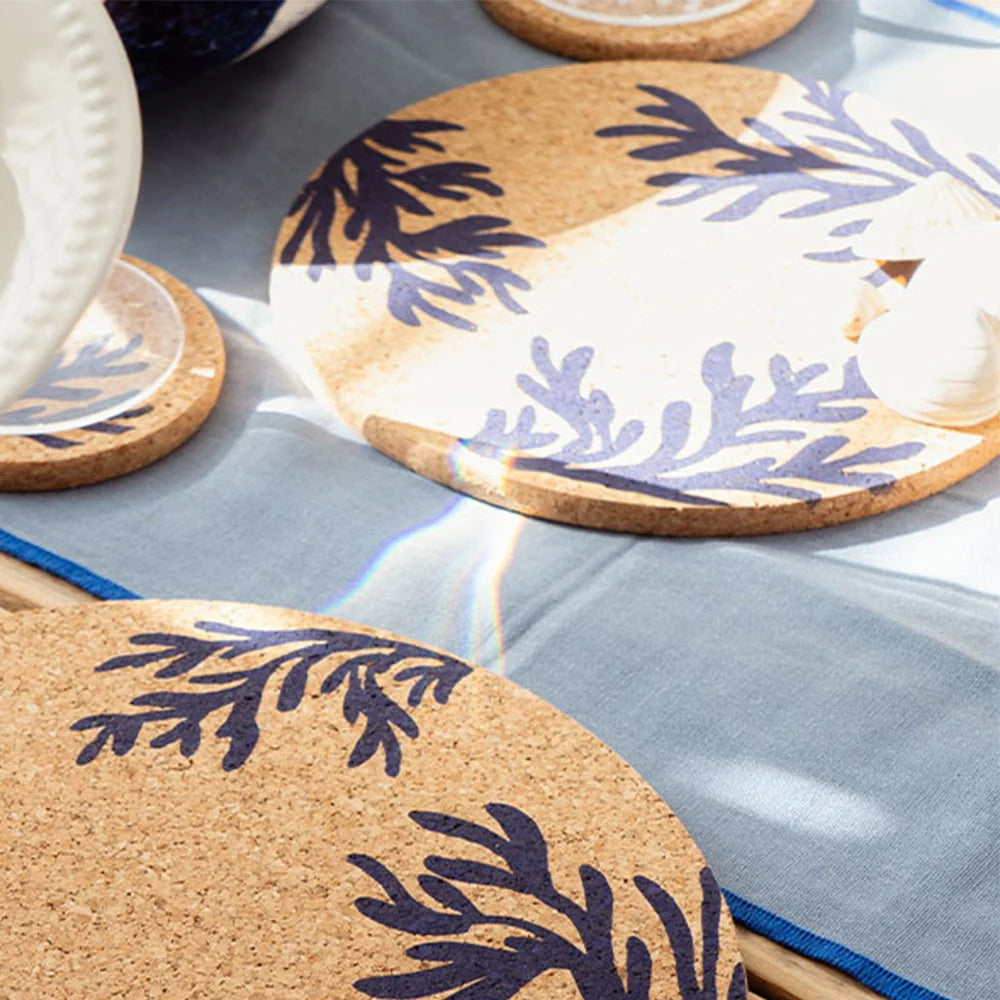 Blue Coral Cork Placemat