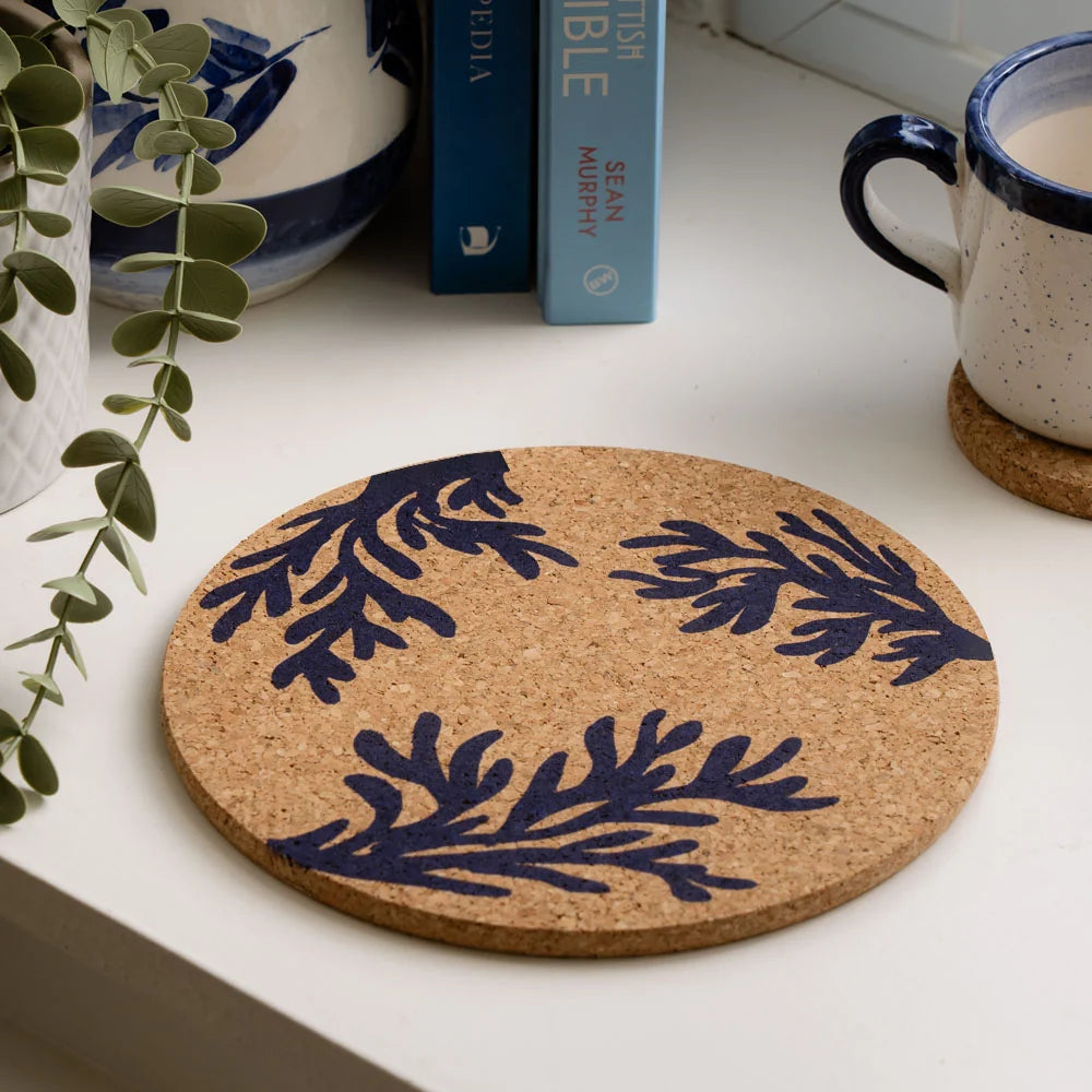 Blue Coral Cork Placemat