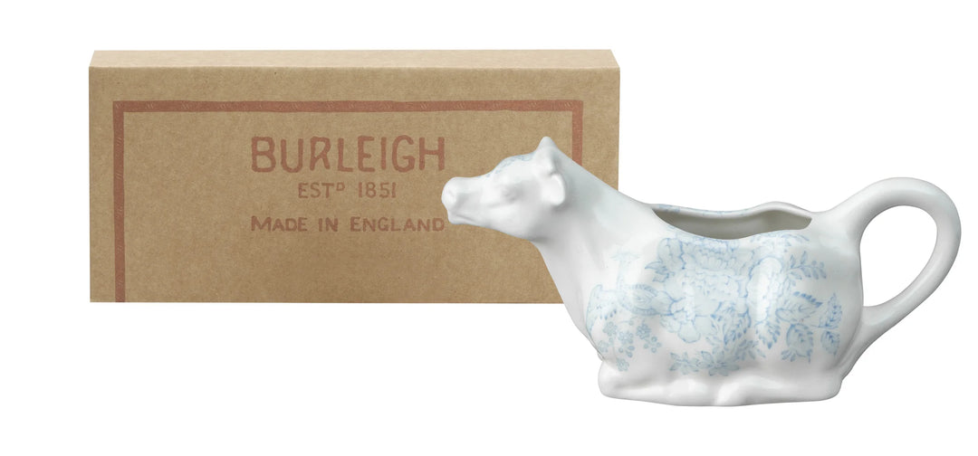 Blue Asiatic Pheasants Cow Creamer Boxed