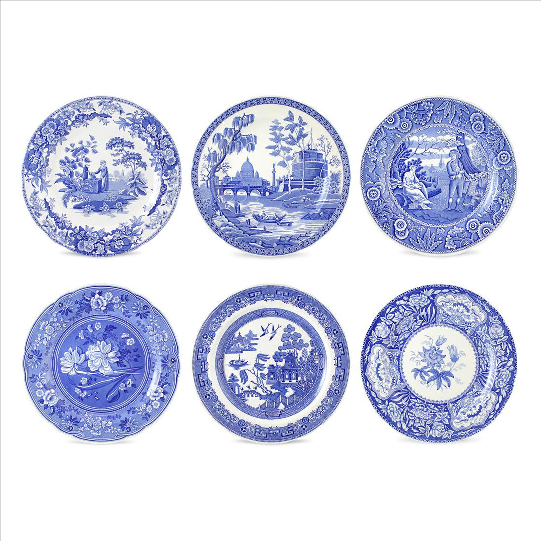 Spode Blue Room Georgian Plates