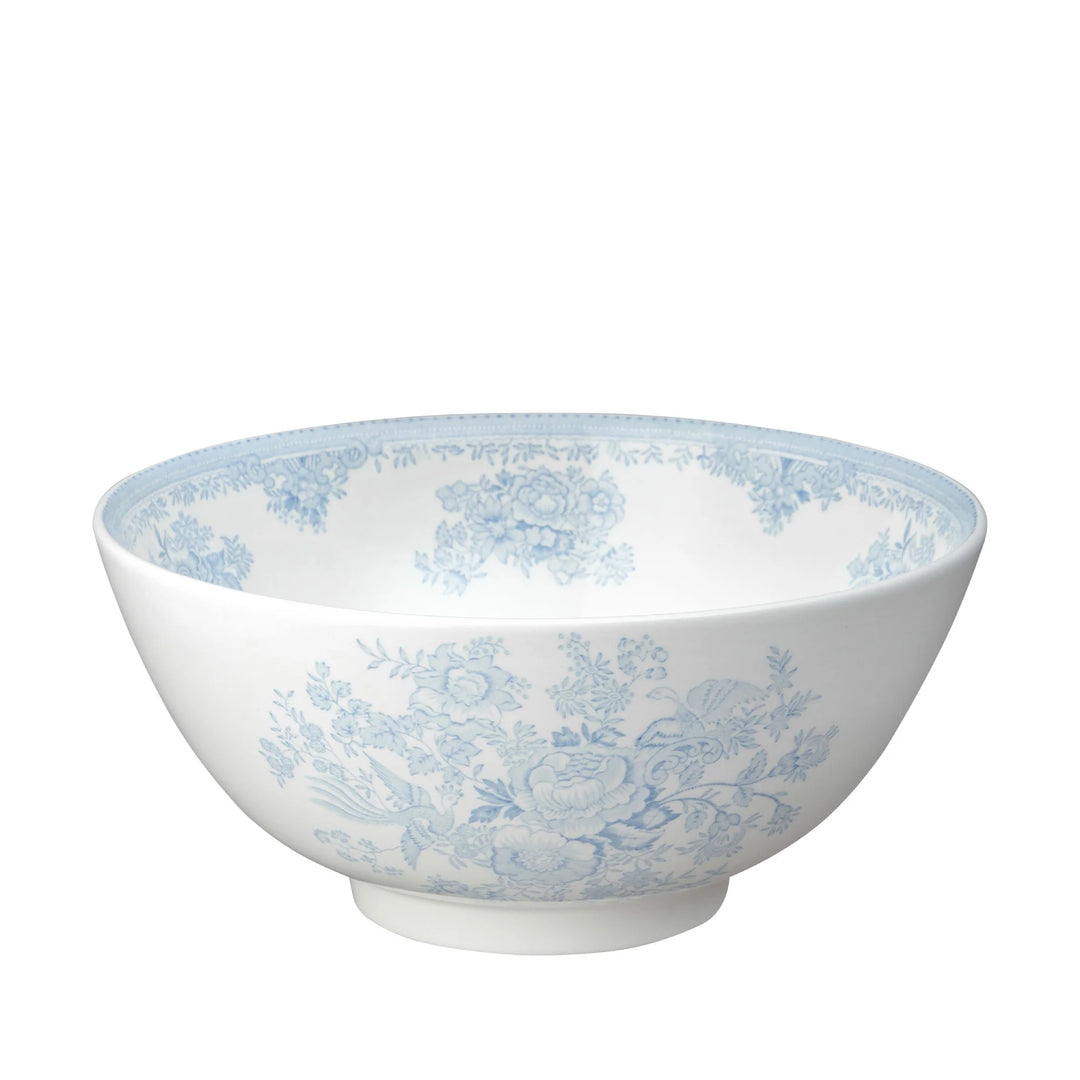 Blue Asiatic Pheasants Large Footed Bowl