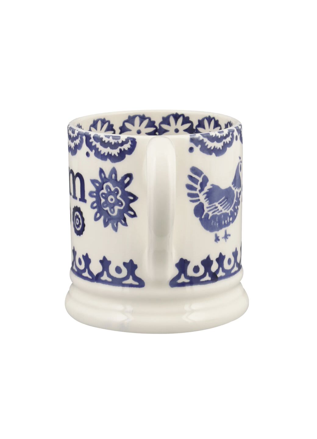 Blue Hen & Border Mum 1/2 Pint Mug