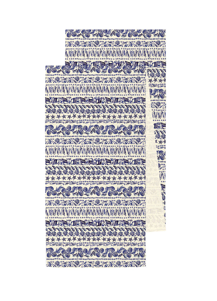 Blue Shells Table Runner