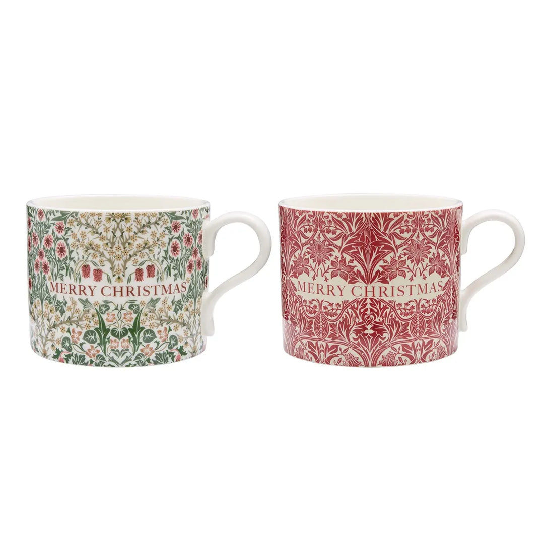 Morris & Co. Bluebell & Blackthorn Set of 2 Mugs by Spode