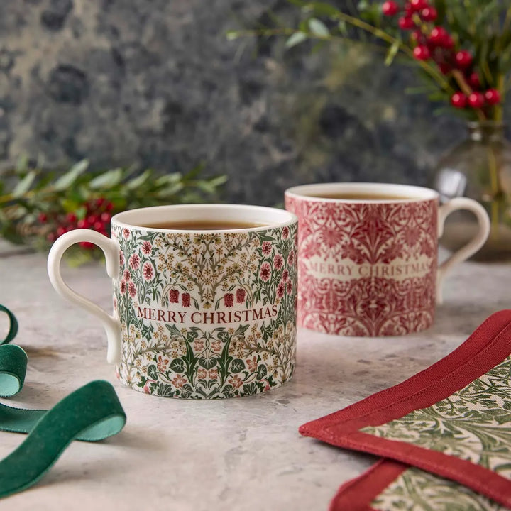 Morris & Co. Bluebell & Blackthorn Set of 2 Mugs by Spode